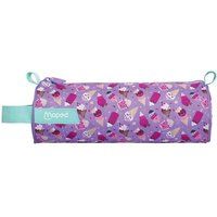 Maped - Yummy Pennenetui - 22,5 x 7,5 cm - IJs- en popcornmotieven - Duurzame stof - Ideaal voor schoolaccessoires
