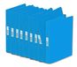 Rexel A4 Budget 2 Ring Binder 10 Pack Blauw