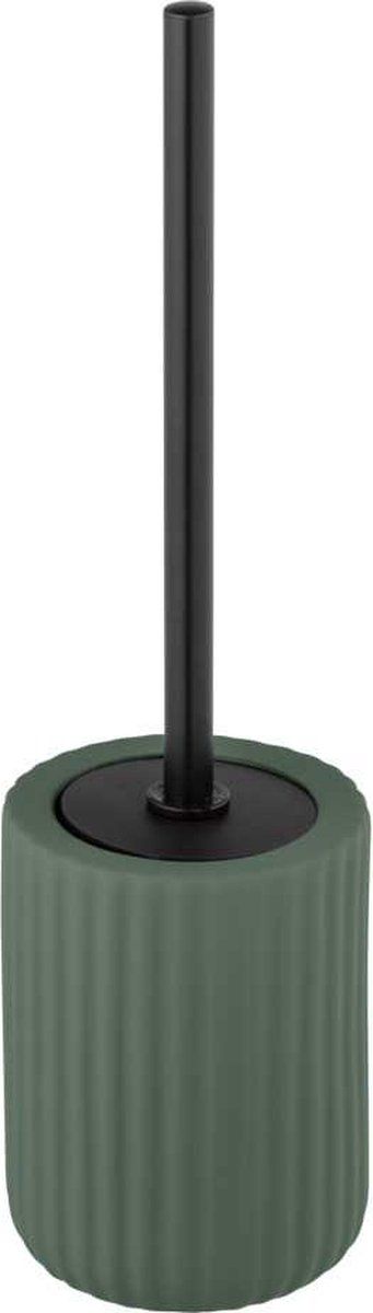 WENKO Belluno toiletborstel groen - keramiek - 4008838346945