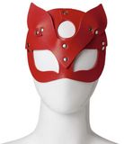 CHPN - Rood PU Lederen Katten Masker