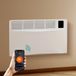 EMKE Smart elektrische verwarming, 2000 W, convectorverwarming, elektrisch met wifi & app-bediening, elektrische radiator, energiebesparend, staand apparaat of wandmontage