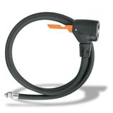 SKS GERMANY Slang met MV Easy-Head reserveonderdeel voor AIR-X-PLORER, AIR-X-PLORER DIGI, AIRMOTION fietspompslang (pompkop met slang, alle ventielsoorten, 1200 mm), zwart