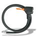 SKS GERMANY Slang met MV Easy-Head reserveonderdeel voor AIR-X-PLORER, AIR-X-PLORER DIGI, AIRMOTION fietspompslang (pompkop met slang, alle ventielsoorten, 1200 mm), zwart