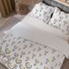 Markizeta BELLIS Serie Housse de couette - 220x200 cm - Motif Rose trémière - Satin de coton