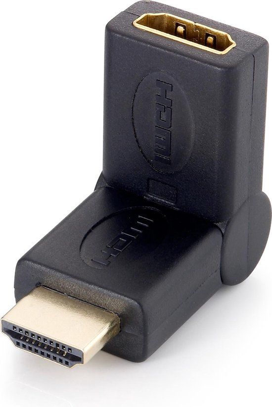 Equip 118911 HDMI Male naar HDMI Female Adapter Zwart