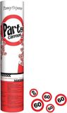 Merkloos / Sans marque Espa Nv Confetti shooter/popper 60 jaar - confetti kanon - 60e verjaardag feestartikelen - versiering