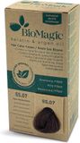 BioMagic Biologische Haarverf verrijkt met Keratine en Arganolie - zonder Ammoniak, PPD en Resorcinol - Dierproefvrij - Organic - INTENS CHOCOLADE BRUIN 55/07