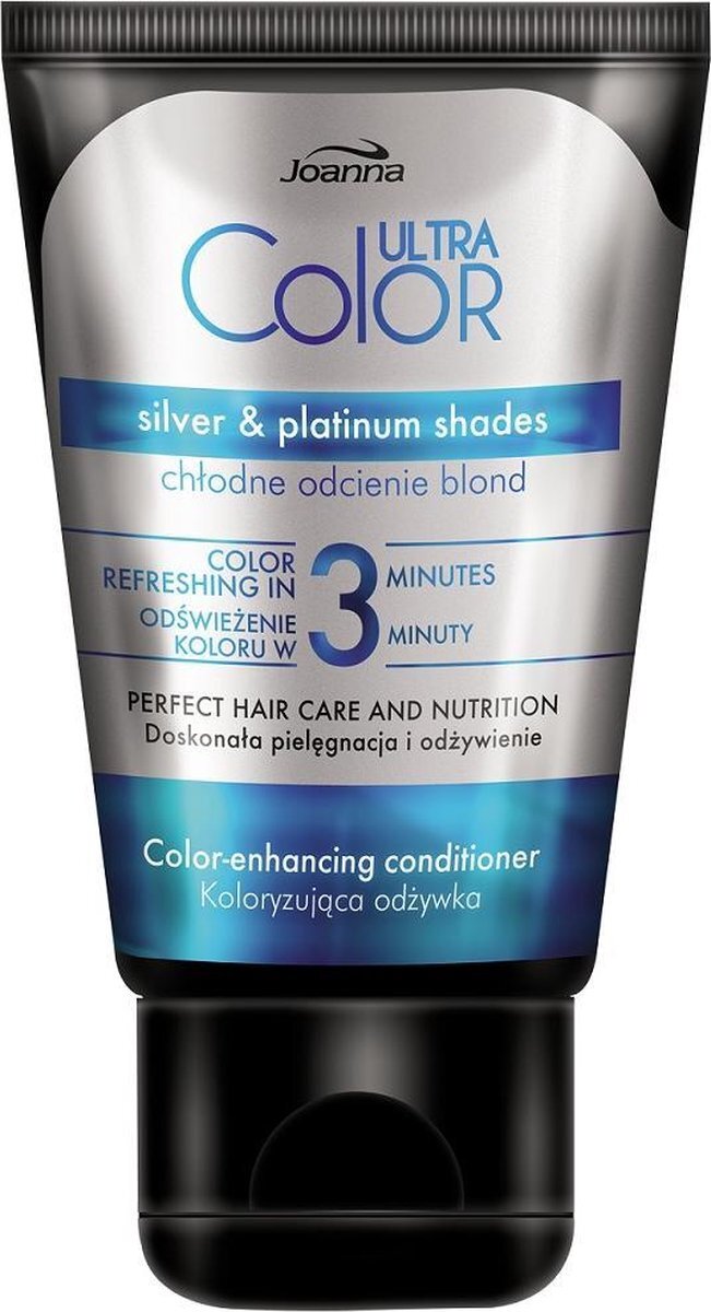 Joanna's Choice Joanna Ultra Color kleur verdiepende 3 minuten conditioner, zilver en platina tinten, 100ml