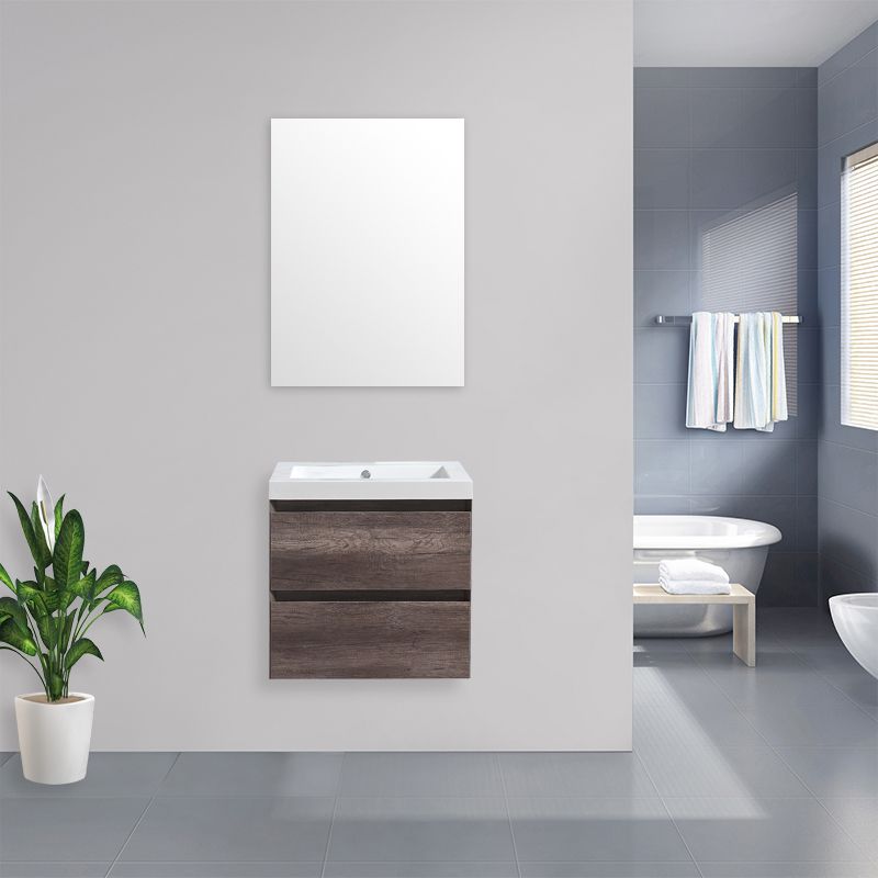 Badkamerplanet Badkamermeubel Trento Greeploos Keramiek 60 cm Century Oak