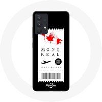 Maniacase Etui voor Samsung Galaxy A13 5G Air ticket Montreal Canada