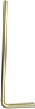 Riko Wiesbaden UniMatch Vloerbuis 75 x 22 x 3,2 cm - Geborsteld Messing