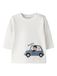 NAME IT Shirt 'NBMOSMAR' beige / saffier / zwart / wit