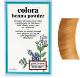 Colora Henna Kleurpoeder Gold Brown - 60 gr