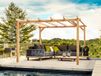 Maderland Pergola en bois autoportante - modèle LINARES - 500 x 400 cm