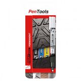 PenTools Pentel Paint Marker Bullet – Set van 4 – Assortie Kleuren – Permanente Verfstiften op Oliebasis