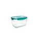IBILI Tritan-container, 4700 ml, luchtdichte container met BPA-vrij kunststof deksel, koelkast-/vriesbestendig, magnetron- en vaatwasmachinebestendig.