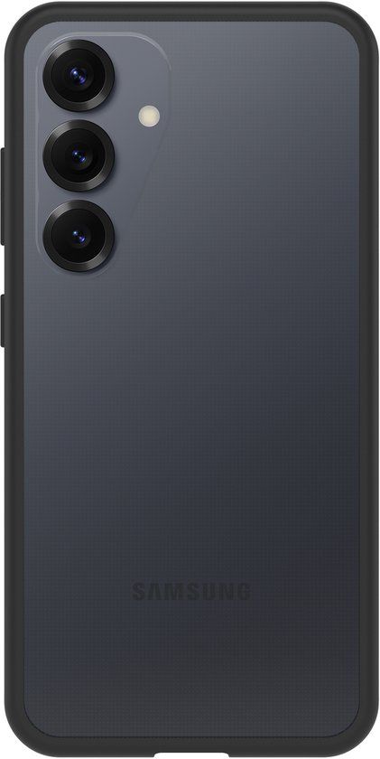 OtterBox React Series Back Cover voor Samsung Galaxy S25, Zwart/Transparant