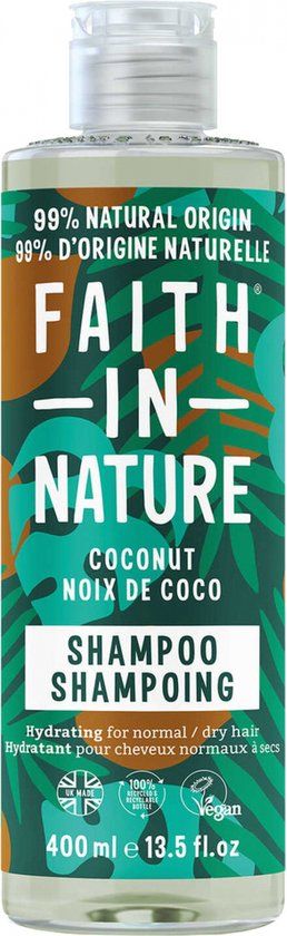 Faith In Nature Coconut Shampoo - 400ml - Voor Normaal tot Droog Haar