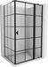 Mexen Mist T cabine de douche rectangulaire 110 x 85, grille noire, noir
