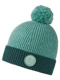 Ziener Iken Unisex kindermuts met pompon/gebreid, fleece voering, wolaandeel