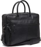 The Chesterfield Brand Tacama Waxed Pull Up Laptoptas - 15 inch - Zwart