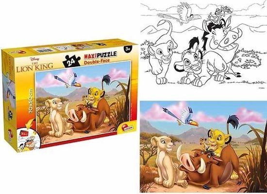 Lisciani Puzzle Df Supermaxi 24 Lion King - 3+ jaar