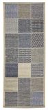 andiamo Indoor & Outdoor tapijt weerbestendig en waterdoorlatend plat weefsel korte vloer 80 x 200 cm beige-blauw