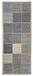 andiamo Indoor & Outdoor tapijt weerbestendig en waterdoorlatend plat weefsel korte vloer 80 x 200 cm beige-blauw