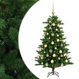 vidaXL Artificial Christmas Tree with Bauble 120 cm 150 LED's Warm White