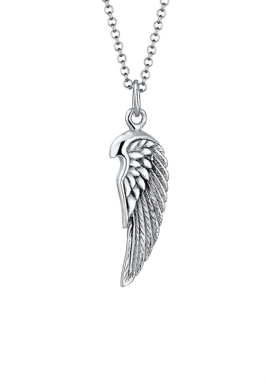 KUZZOI Heren Halsketting - Vleugel - 925 Sterling Zilver