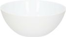 PlasticForte Dessert en serveer schaaltjes / kommetjes - 950 ml - wit - kunststof - rond - 17 x 7 cm
