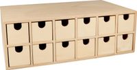 Rangement Artemio Houten Adventskalender Zelf te vullen 33,5x11,5x20,5 cm