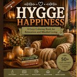Hygge Happiness A Cozy Coloring Book for Relaxation and Mindful Living