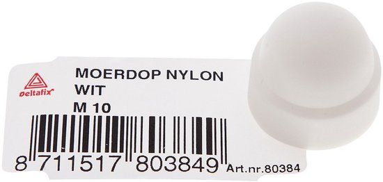 Deltafix Moerdop m8 nylon wit