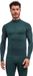 FALKE Heren Top van onderlaag Maximum Warm High Zip Neck M L/s Sh functioneel materiaal sneldrogend 1 stuk, Groen Holly 7385, XL