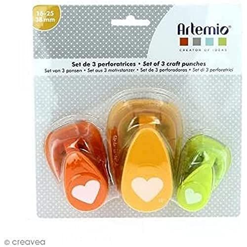 Artemio Bloemen Set van 3 Punches, Metaal, 19 x 6 x 16 cm - 5414135210268