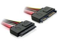 DeLOCK SATA verlengkabel 0,2m rood