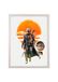 Komar Houten fotolijst "Mandalorian The Child Family Trip" in set - Afmetingen 30 x 40 cm - Wanddecoratie voor kinderen tieners