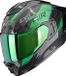 Scorpion EXO-1500 Carbon Platted Black Green Integraalhelm Maat M