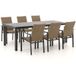 Manifesto Furniture Manifesto Villongo/ROUGH-S 220cm dining tuinset 7-delig stapelbaar