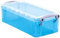 Really Useful Box 0 | 9 liter | transparant helblauw