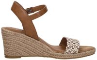 Tamaris Sandalen Touwzool - Cognac - Maat 38