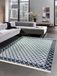 Carpetia Tapijt Woonkamer Marokkaans Patroon Wasbaar Zwart Grijs 80x150 cm