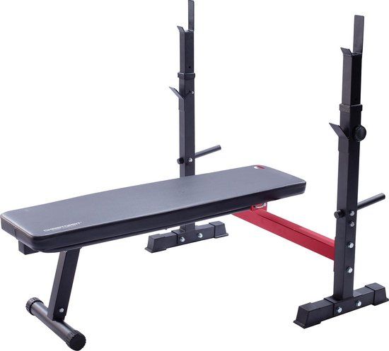 Christopeit halterbank WB 1000 - Zwart/Rood