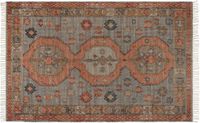 LOBERON Vloerkleed Exeter oranje/blauw