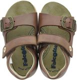 Falcotto Cognac Leren Platte Sandalen voor Kinderen - Maat 20
