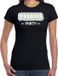 Bellatio Decorations Verkleed T-shirt voor dames - pyjama party - zwart - carnaval - foute party XL