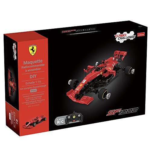 TURBO CHALLENGE - Ferrari SF 1000 - RC Prestige - Montageset - Rood - 095618 - Afstandsbediening schaal 1:16 - Batterijen niet inbegrepen - Kunststof - vanaf 6 jaar