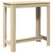 Table de bar 102x50x103,5 cm bois traité couleur chêne sonoma
