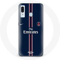 Maniacase Hoesje voor Samsung Galaxy A40 PSG Nike Fly Emirates Logo